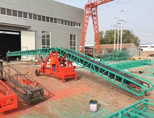 Telescopic double wing conveyor
