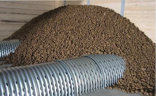 ground cage for potato storage